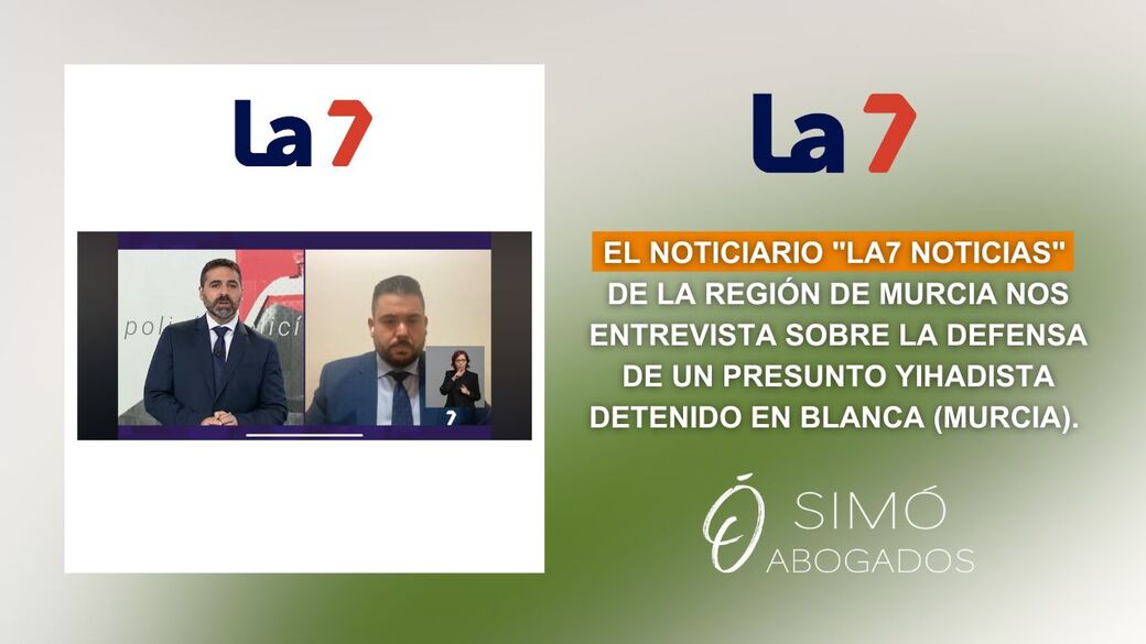Intervención de Eduardo Simó en el Noticiario La7 Noticias