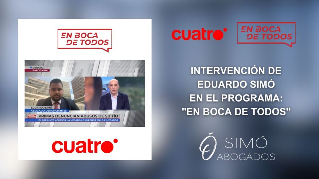 Participación de Eduardo Simó en Cuatro Televisión