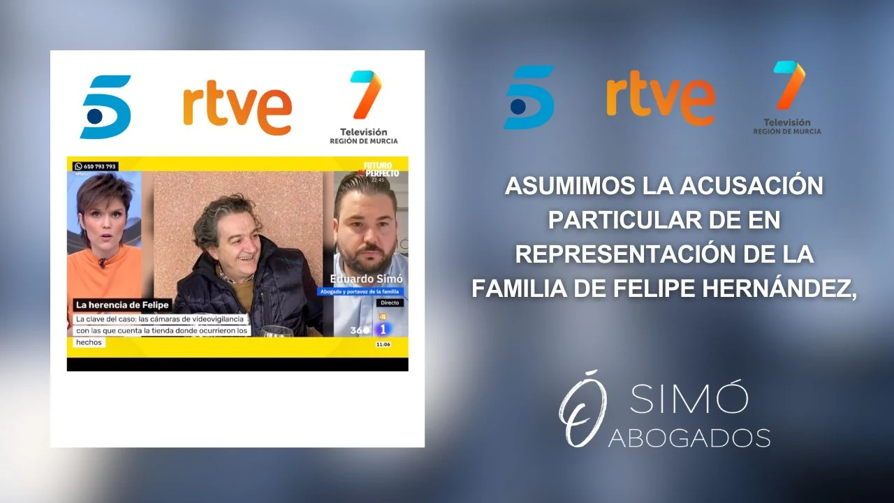 Actuamos como defensa de la familia de Felipe Hernández